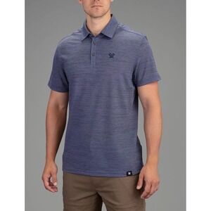 Vortex Optics Mens Size XL Blue Space Dye Performance Polo Shirt‎ NWT